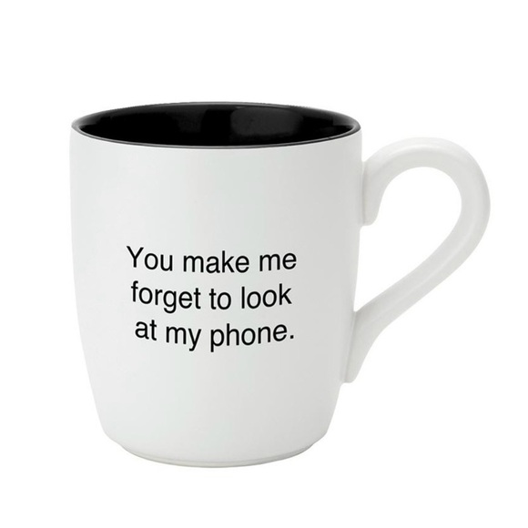 Santa Barbara Design Studio Other - White Ceramic That’s All Mug You Make Me Forget 16oz NWT